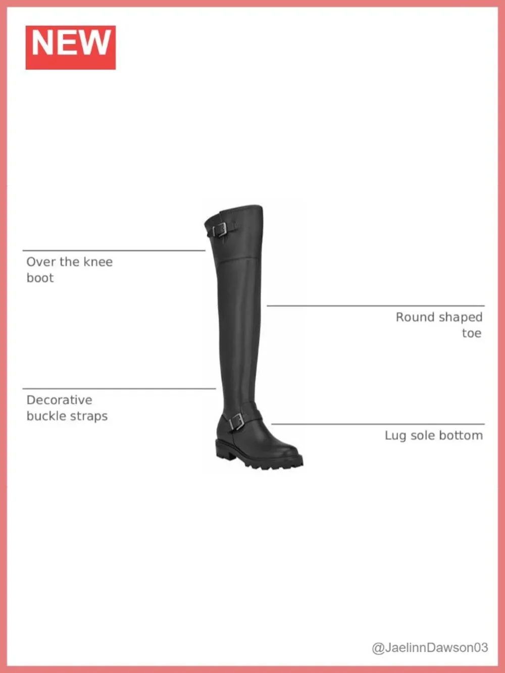 Nine West Women's Nans Over the Knee Boots Faux Leather Block Heel Zip